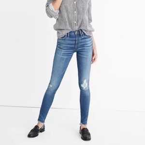 Madewell 9" High-Rise Skinny Jeans in Allegra Wash Size 27